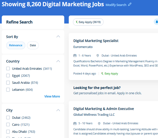 Digital Marketing / SEO (Full Course) internship jobs in Saar