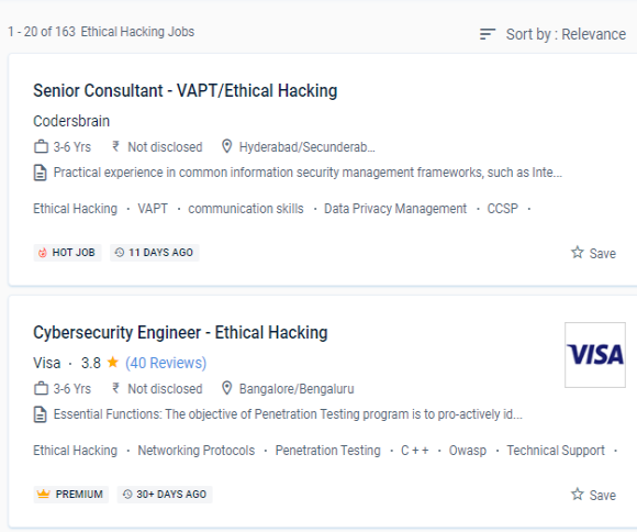 Ethical Hacking internship jobs in Manama