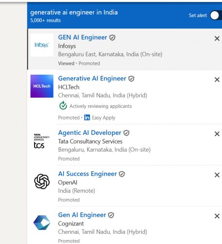 Generative AI & LLM Development internship jobs in Saar