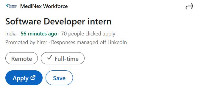 HealthTech Software Development Course internship jobs in Saar