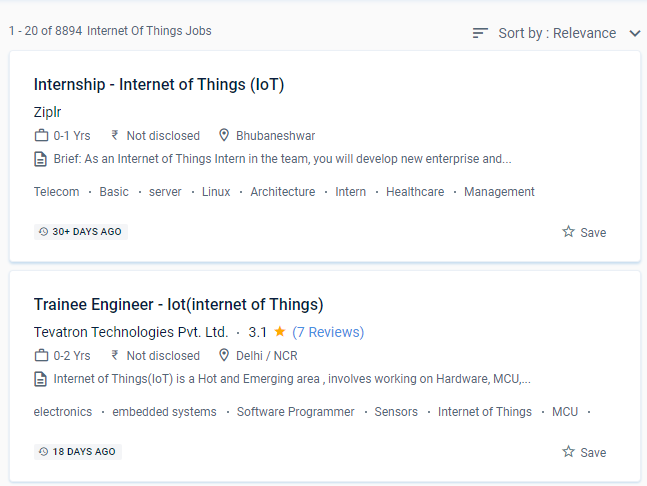 IoT (Internet of Things) internship jobs in Saar