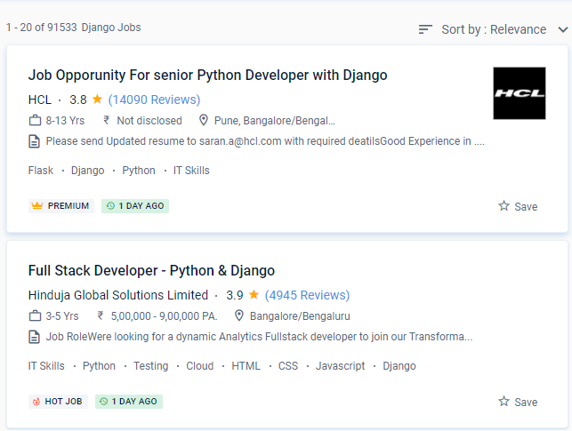 Python/Django internship jobs in Aali