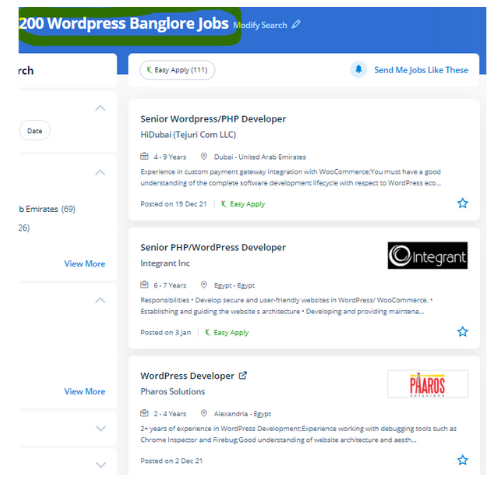 Wordpress internship jobs in Bahrain